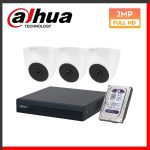 Combo 3 Camera Dahua HDCVI 2MP hồng ngoại