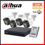 Combo 4 Camera Dahua HDCVI 2MP Full Color