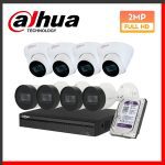 Combo 8 Camera Dahua IPC 2MP hồng ngoại