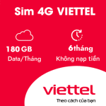 SIM 4G Viettel 6 tháng