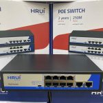 Switch PoE HRUI 8 ports + 2 uplinks HR902-AF-82N
