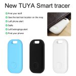 Aubess Tuya Mini chống mất theo dõi GPS móc khóa báo động thông minh không dây bluetooth-tương thích vị trí theo dõi thẻ 2 tìm kiếm