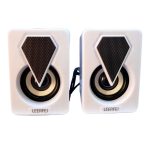 Loa máy tính E-1046 (Led RGB) - Màu trắng