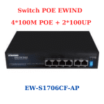 Switch PoE Ewind S1706CF-AP 4 ports + 2 uplink