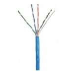 Cáp mạng LS CAT6 U/UTP (24AWG, lõi đồng đặc PVC 305m/thùng, màu xanh)