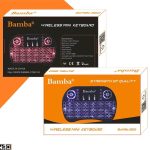 Bàn phím không dây mini Bamba B50 (Có Led dùng cho Android TV Box, Smart TV, Laptop)