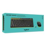 Combo chuột phím không dây Logitech MK240 NANO