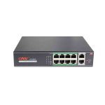Switch PoE ONV 8 ports + 2 uplinks - H1108 PLS 100M