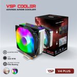 Fan tản nhiệt CPU VSP V4 Plus Led ARGB (White)