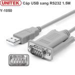 Cáp chuyển đổi USB to COM RS232 Unitek 1.5m