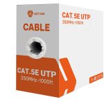 Cáp mạng LS CAT5E UTP (CU, PE, đen, không cường lực)