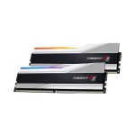Kit RAM PC DDR5 GSkill Trident Z RGB 32GB (16x2) 6400MHz (F5-6400J3239G16GX2-TZ5RS) Gray