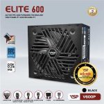 Nguồn máy tính VSP Elite Active PFC V600P ATX 600w đen