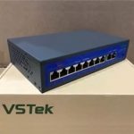 Switch PoE VSTEK 8 ports + 2 uplinks - SF1082FP 100M
