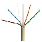 Cáp mạng VCOM CAT6 UTP 23AWG 4 PRS PVC (xám)