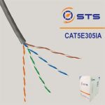 Cáp mạng STS CAT5e UTP (CCA, PVC, màu xám)