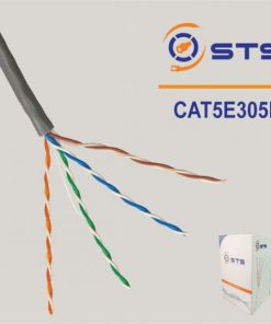 Cáp mạng STS CAT5e UTP (CCA, PVC, màu xám)