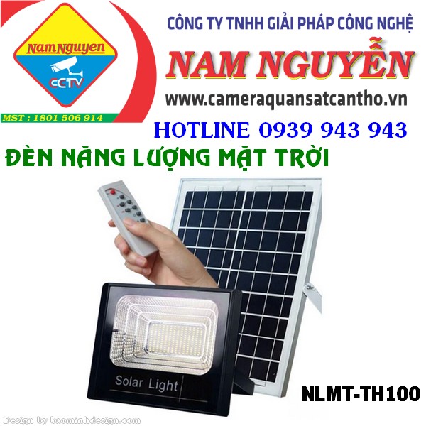 Đèn pha Led năng lượng mặt trời NLMT-TH100