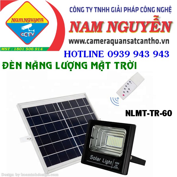 Đèn pha Led năng lượng mặt trời NLMT-TR-60