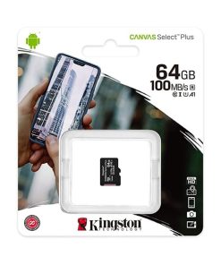 Thẻ nhớ MicroSDXC Kingston Canvas Select Plus 100R CL10 64GB