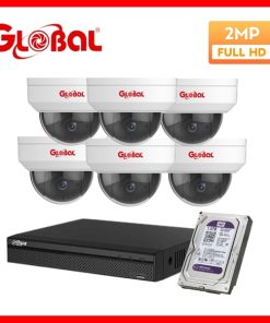 Combo 6 Camera IPC Global 2.0 Mpx