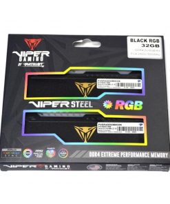 Kit RAM PC DDR4 Patriot Viper Steel RGB 32GB (2x16GB) 3200MHz