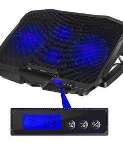 Đế tản nhiệt laptop Cooler S18 4 fan led LCD