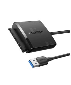 Bộ chuyển USB 3.0 to SATA Ugreen có nguồn phụ (dùng cho ổ cứng 3.5 inch) 60561