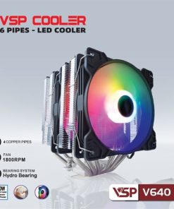 Fan tản nhiệt CPU VSP V640 Led ARGB