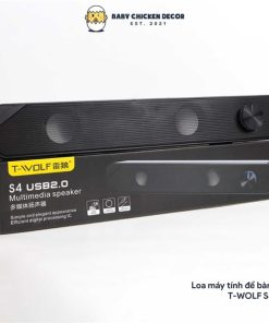 Loa vi tính T-Wolf S4 Soundbar 2.0 Led