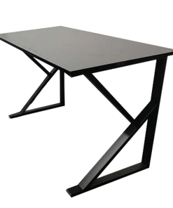 Bàn Gaming chân chữ K, mặt gỗ MDF full đen