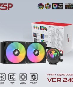 Tản nhiệt nước VSP Infinity Liquid Cooler VCR-240 Black