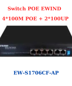 Switch PoE Ewind S1706CF-AP 4 ports + 2 uplink