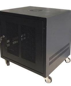 Tủ Rack 10U D600 (520x550x600) màu đen có bánh xe
