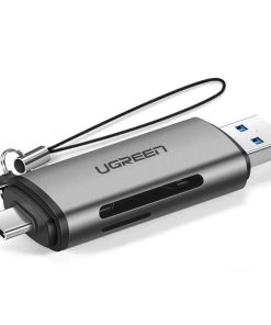 Đầu đọc thẻ nhớ SD/TF chuẩn USB Type C và USB 3.0 Ugreen 50706