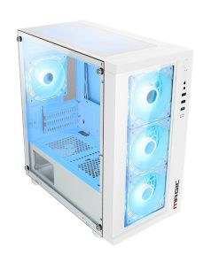 Case Magic GM-01 White | m-ATX (tặng 4 fan RGB)
