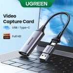 Bộ chuyển đổi HDMI to USB Type-C Video Capture Card (HDMI input to combo USB A & Type-C) CM489 Ugreen 40189