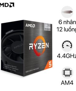 CPU AMD Ryzen 5 5500GT (AMD AM4/6 Core/12 Thread/Base 3.6Ghz/Turbo 4.4Ghz/Cache 19MB)
