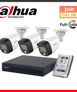 Combo 3 Camera Dahua HDCVI 2MP Full Color