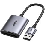 Đầu đọc thẻ SD/TF chuẩn USB Type-C Ugreen 80888 vỏ nhôm cao cấp