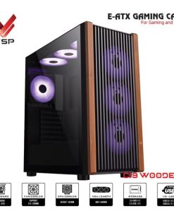 Case VSP E-ATX Gaming C19 Wooden
