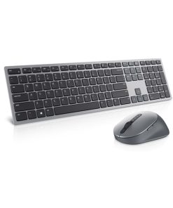 Combo chuột phím không dây Dell KM7321W đen (USB/Bluetooth)