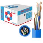 Cáp mạng ProCable CAT6 UTP (lõi đồng nguyên chất 4 đôi 24AWG, vỏ PVC màu xanh)