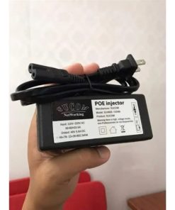 Nguồn PoE injector Sucom 48V 0.6A 100Mbps (chạy được dây 4 lõi 1236)