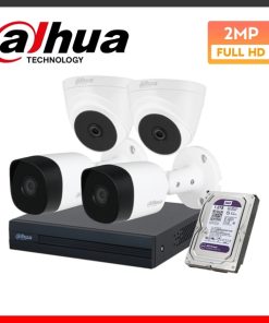 Combo 4 Camera Dahua HDCVI 2MP hồng ngoại