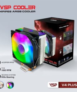 Fan tản nhiệt CPU VSP V4 Plus Led ARGB (White)