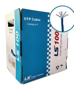 Cáp mạng LS CAT6 U/UTP (4 đôi, PVC 100m/thùng, màu xanh)