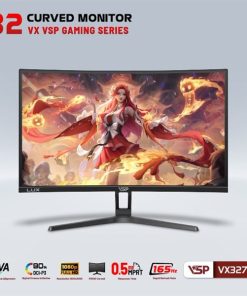 Màn hình cong Gaming VSP VX327C 32inch FullHD 165Hz VA - Màu đen