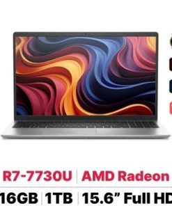 Laptop Dell 15 DC15255 (AMD Ryzen 7 7730U/16GB DDR4/1TB SSD NVMe/15.6" FHD 120Hz/ Win11+Office24/màu bạc)