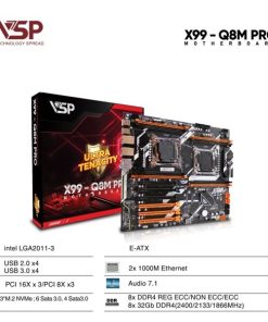 Mainboard VSP X99-Q8M Pro Dual Xeon